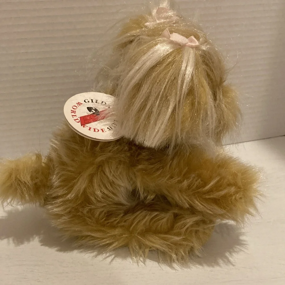 Russ Sparkle Yorkshire Terrier Dog Plush Stuffed Animal Gilda Worldwide Club 8”